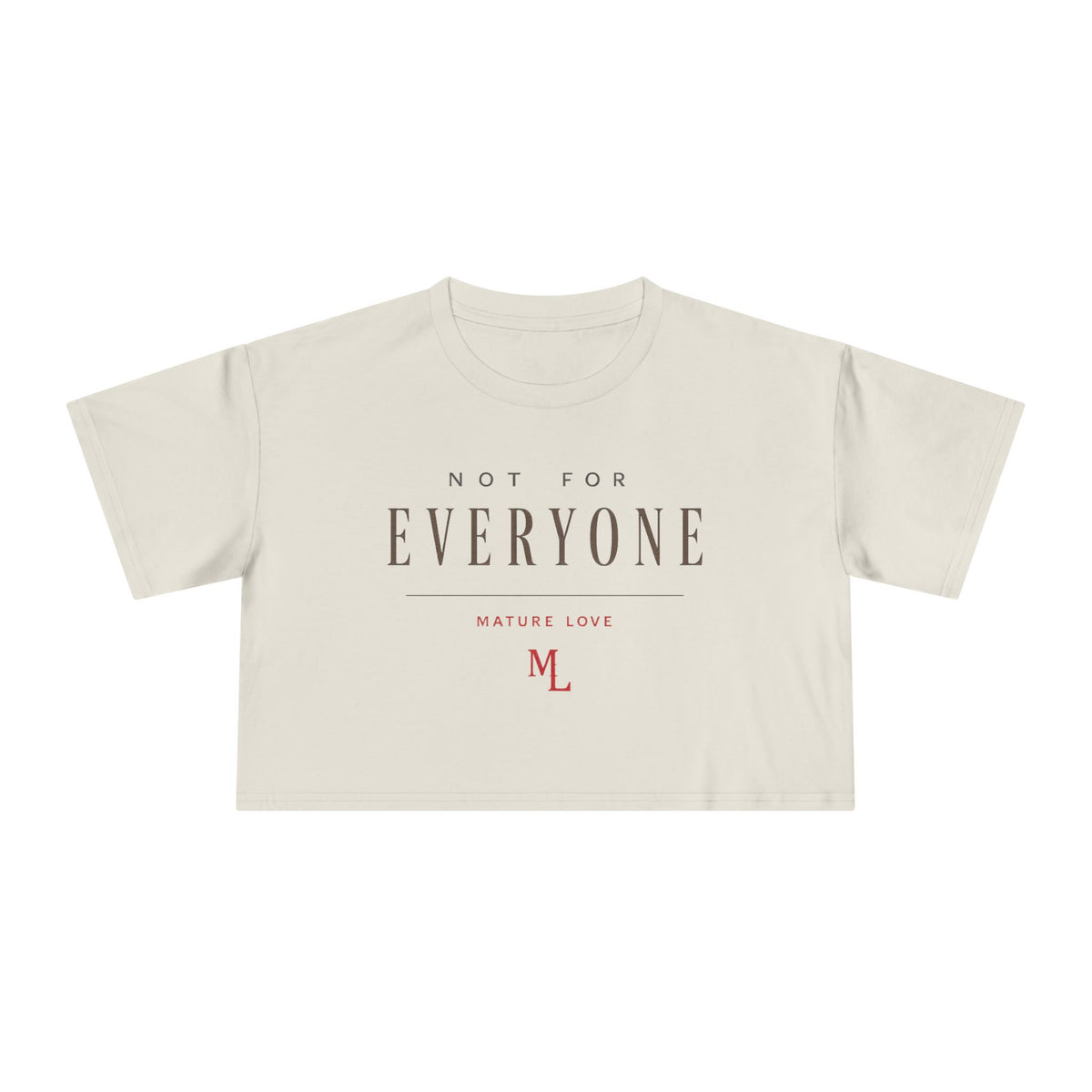 Copy of Copy of Copy of Mature Love Crop Tee