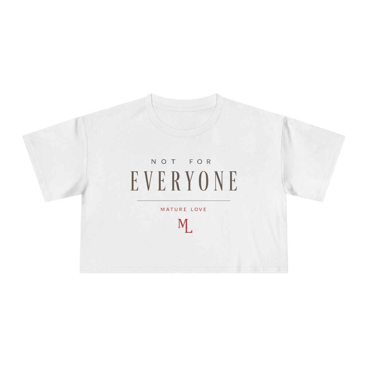 Copy of Copy of Copy of Mature Love Crop Tee