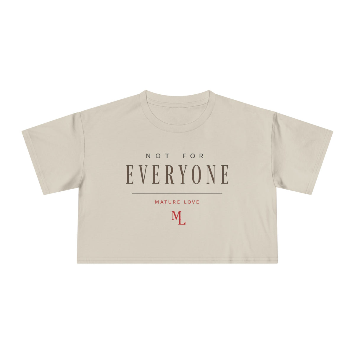 Copy of Copy of Copy of Mature Love Crop Tee
