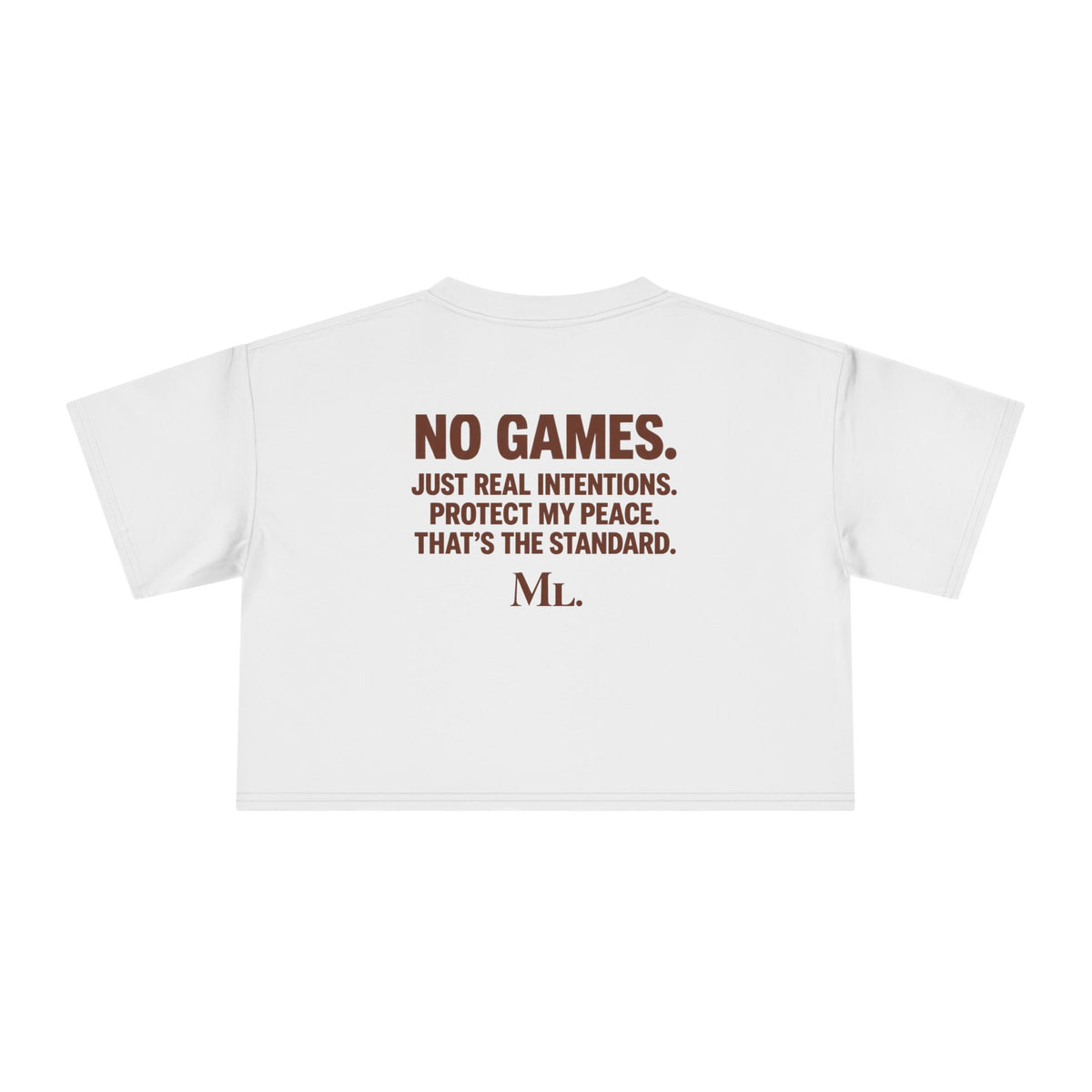 Copy of Green flags only mature Love Crop Tee