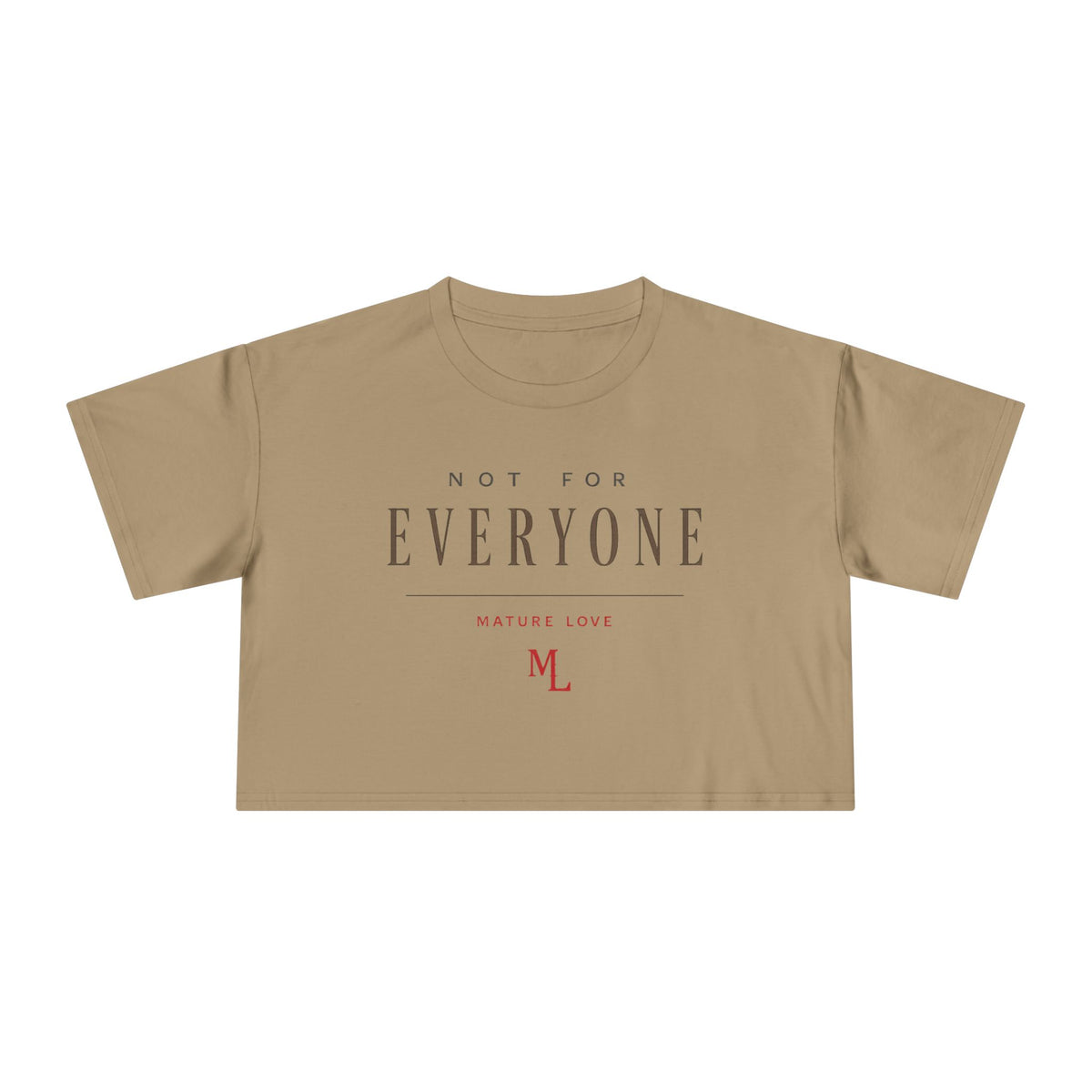 Copy of Copy of Copy of Mature Love Crop Tee