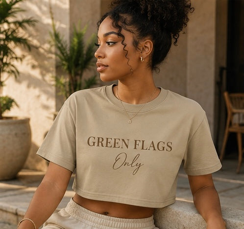 Green Flags Only Crop
