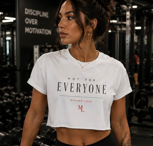 Copy of Copy of Copy of Mature Love Crop Tee