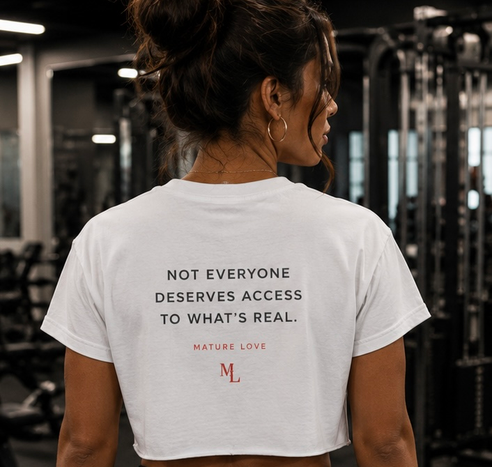 Copy of Copy of Copy of Mature Love Crop Tee